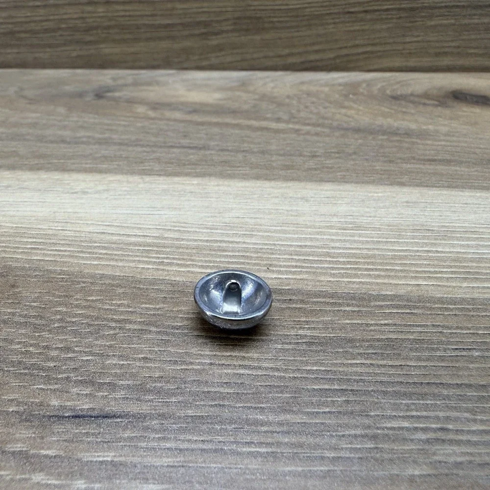 Coach Y2K 2000's Small Button Nickel Silver Tone Replacement 1 Button Round